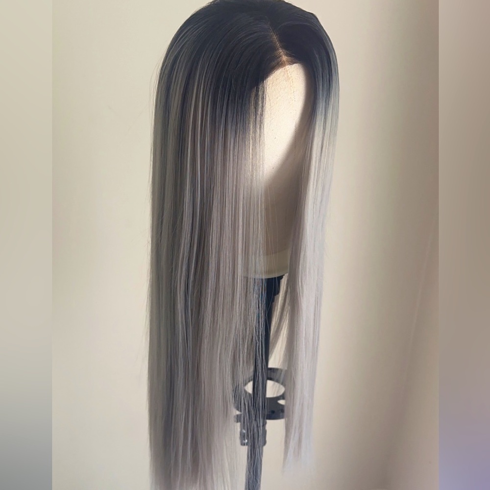 BADDIE GRAY 36 INCH LACE FRONT